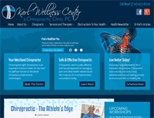 Tablet Screenshot of karlwellnesscenter.com